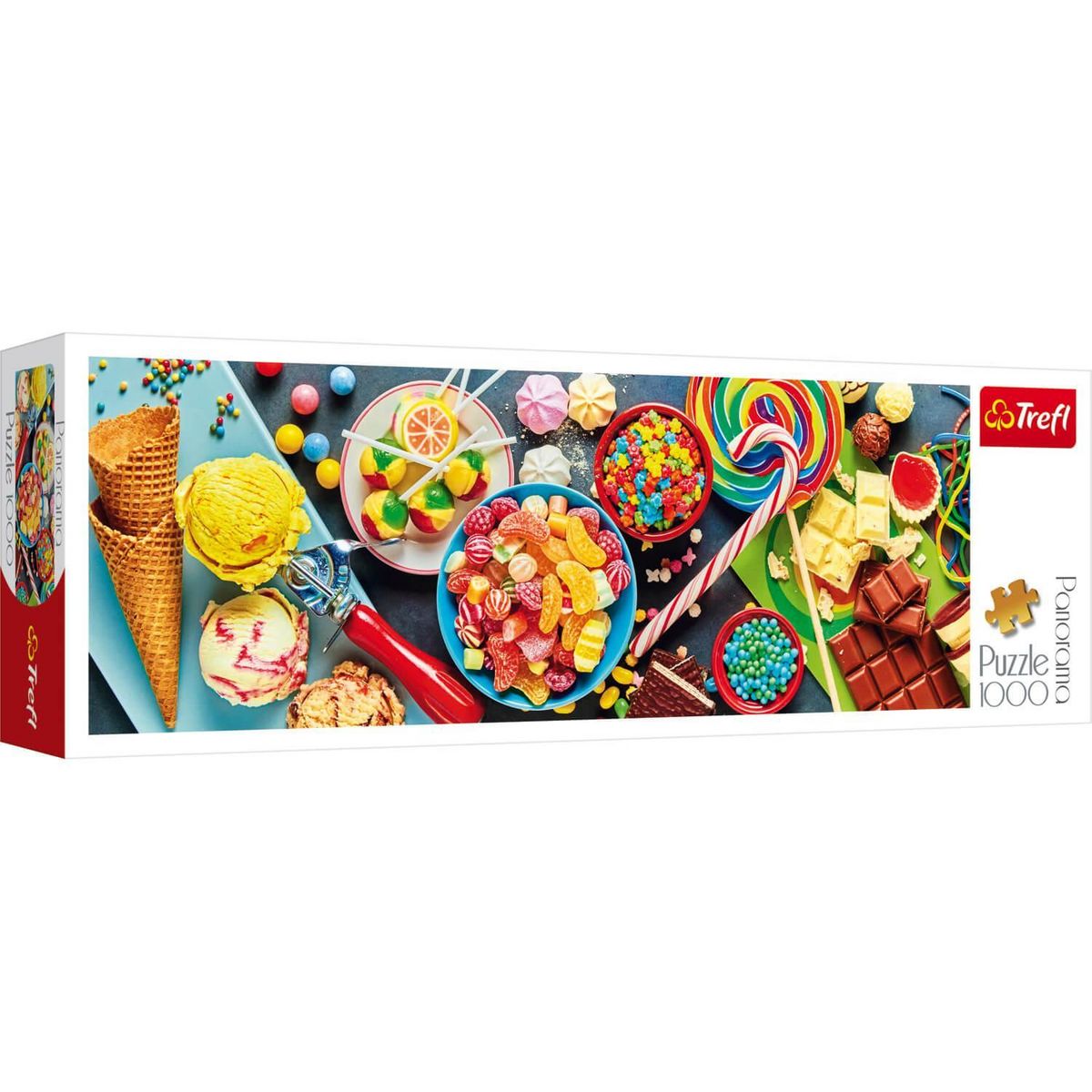 Trefl Puzzle 1000 pièces panoramique : Délices sucrés
