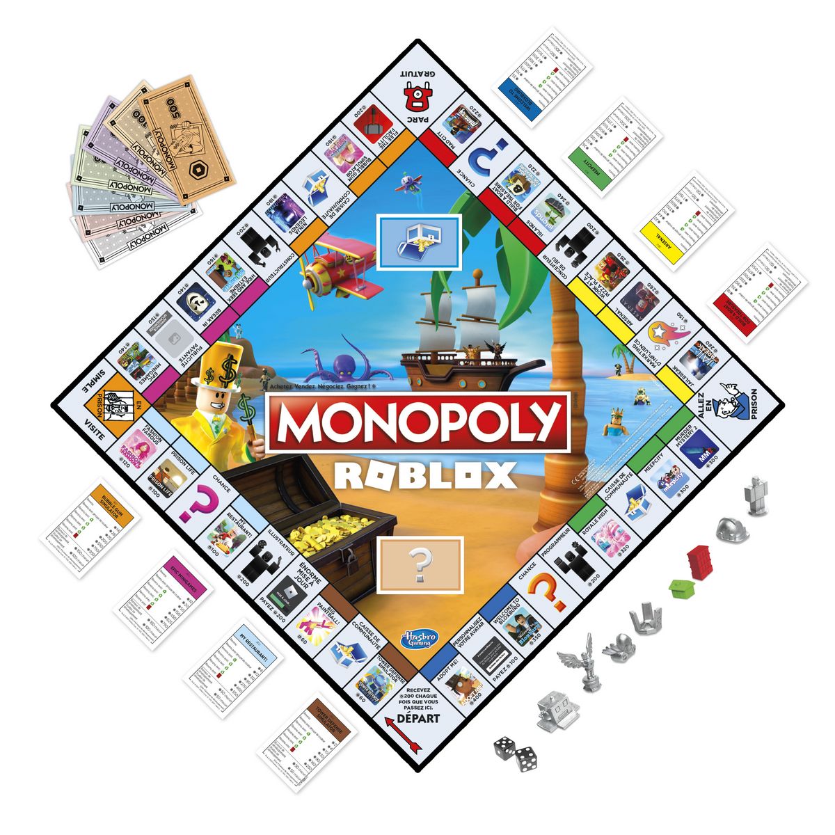 HASBRO Jeu Monopoly Roblox 2022