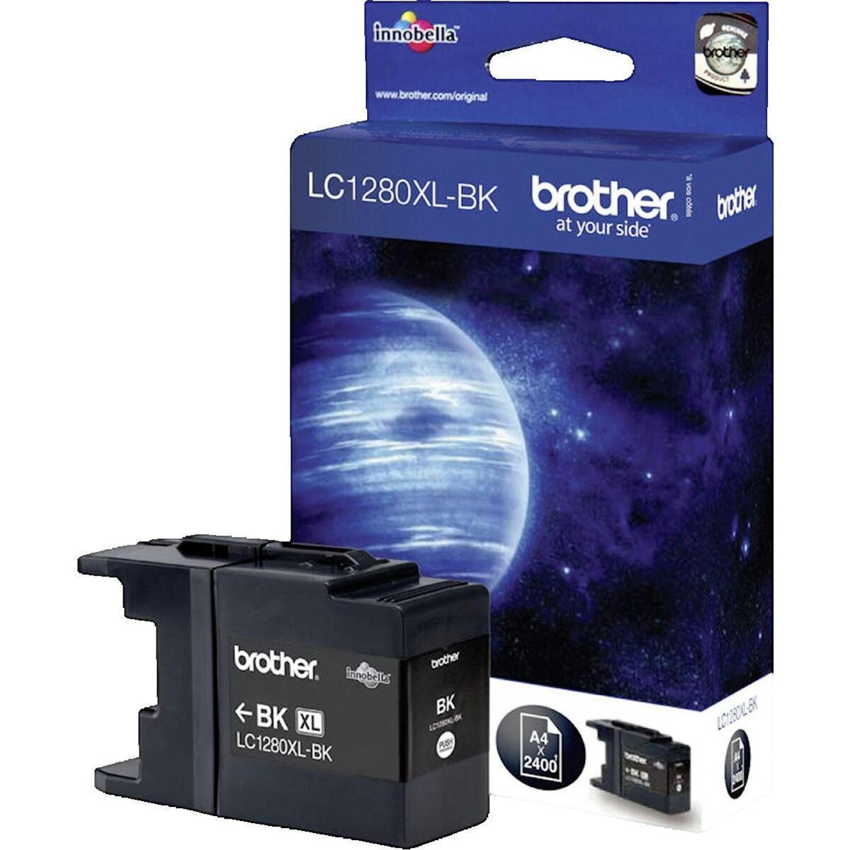 Brother Cartouche d'encre Brother LC1280XLBK Noir originale haute capacité