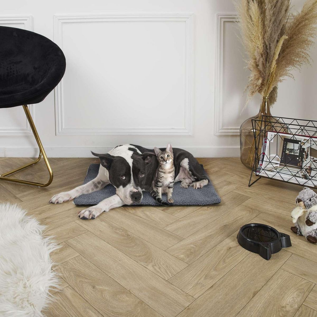 The concept Factory Tapis thermique isolant pour chien et chat - Gris