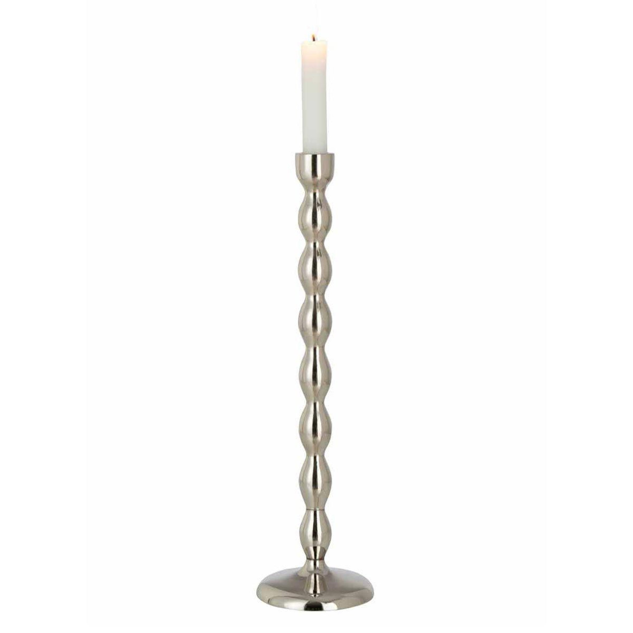 Voir la diapositive 2 : J-LINE Chandelier Design  Sphères Brillantes  40cm Argent