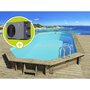 Habitat et Jardin Piscine bois   Ibiza   - 8.57 x 4.57 x 1.31 m + Pompe à chaleur 6.1 kW