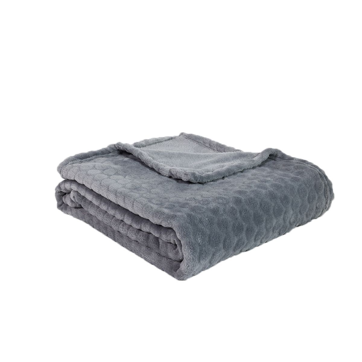 ACTUEL Plaid uni en polyester 240 gsm