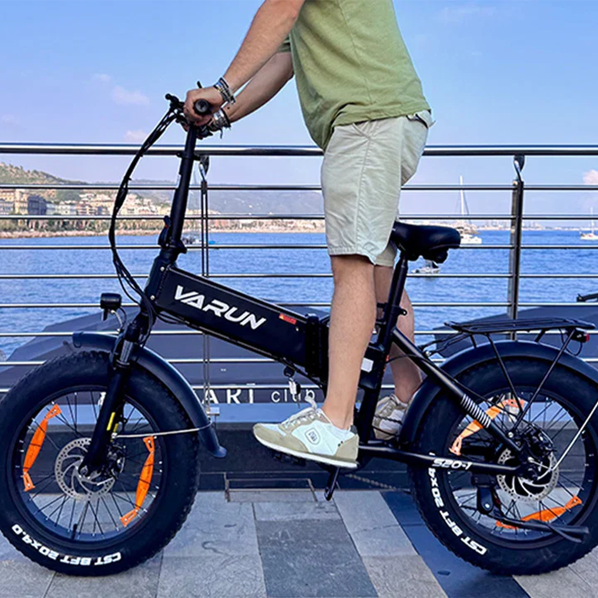 Voir la diapositive 2 : VARUN Vélo électrique urbain pliable varun s20-1