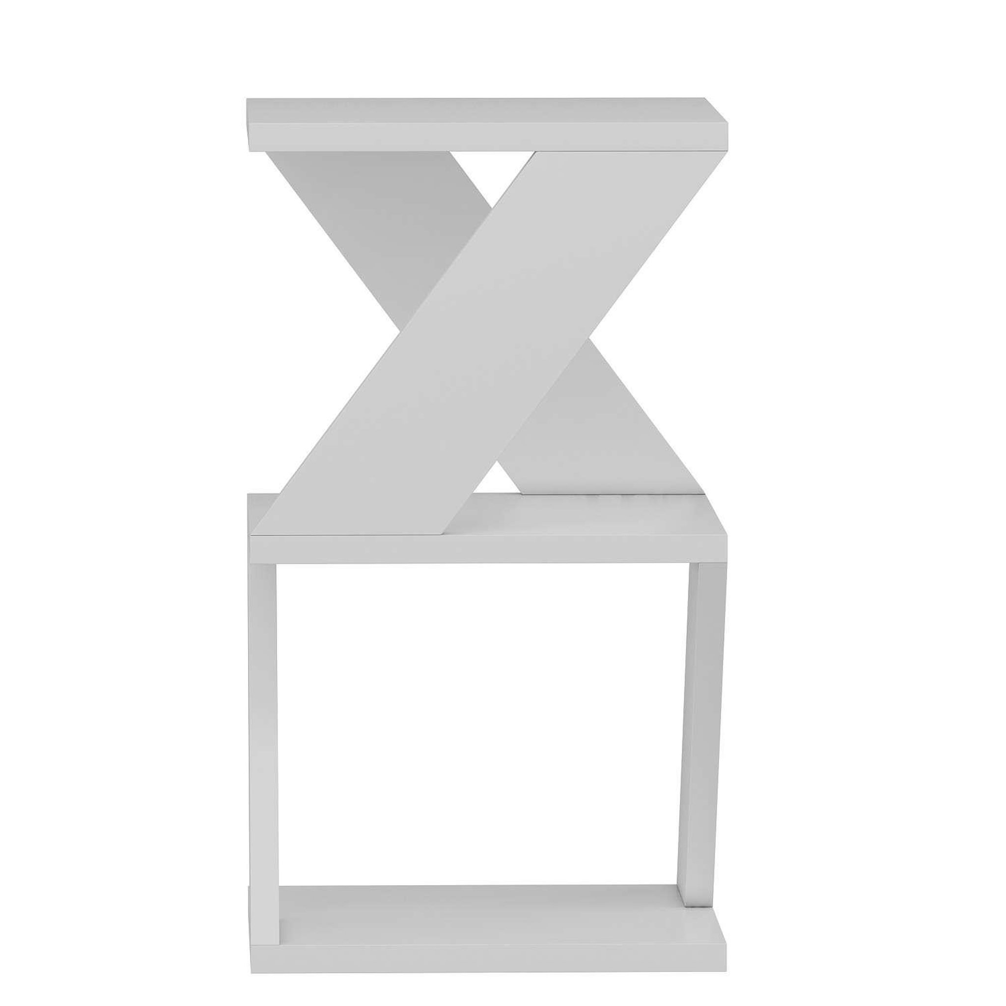 Voir la diapositive 5 : TOILINUX Bout de canapé Zig Zag en bois