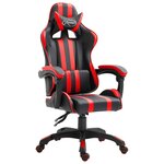 VIDAXL Chaise de jeu Rouge Similicuir