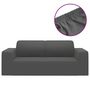 Voir la diapositive 2 : VIDAXL Housse extensible canape 2places Anthracite Jersey de polyester