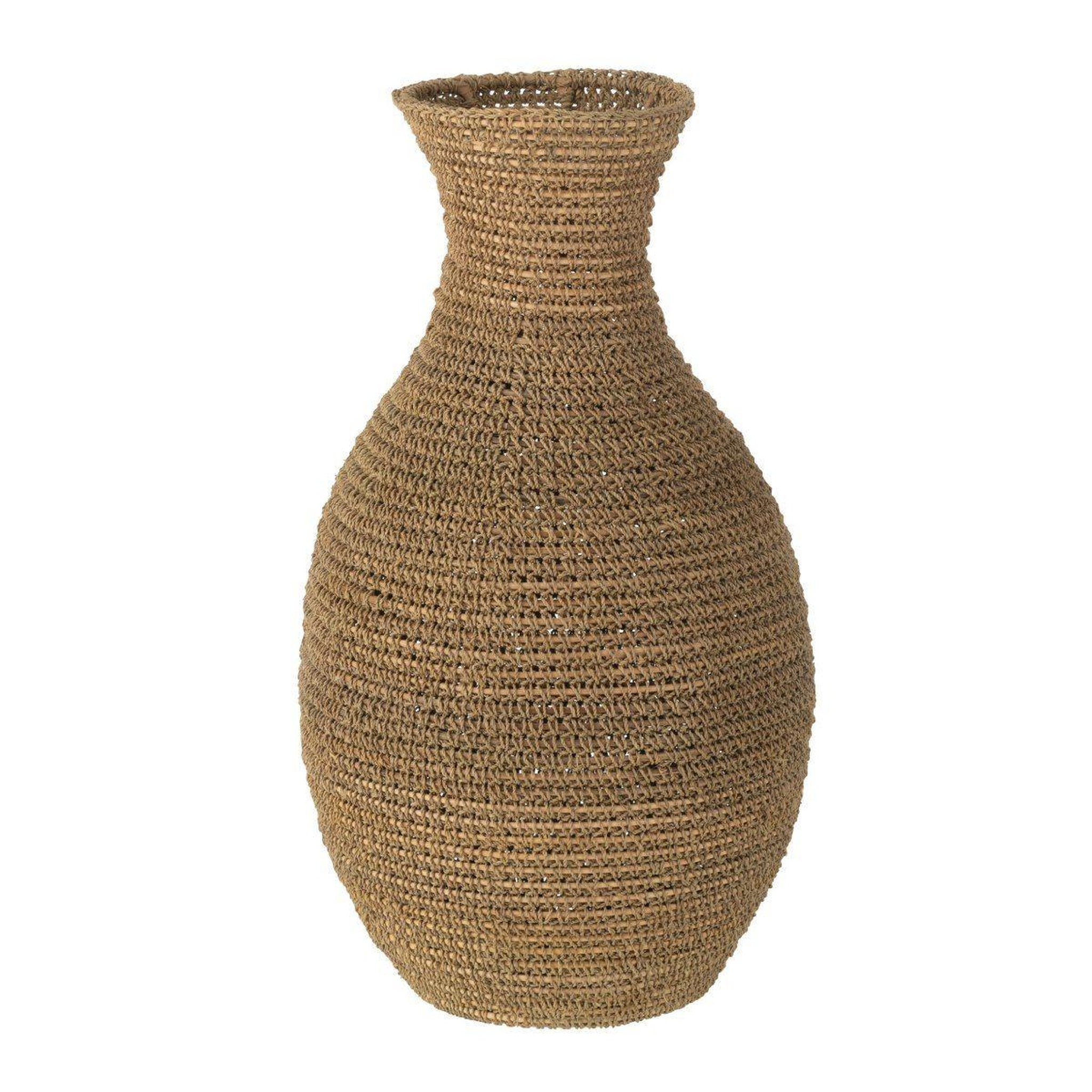 Voir la diapositive 1 : J-LINE Vase en Jonc de Mer  Lise  59cm Naturel