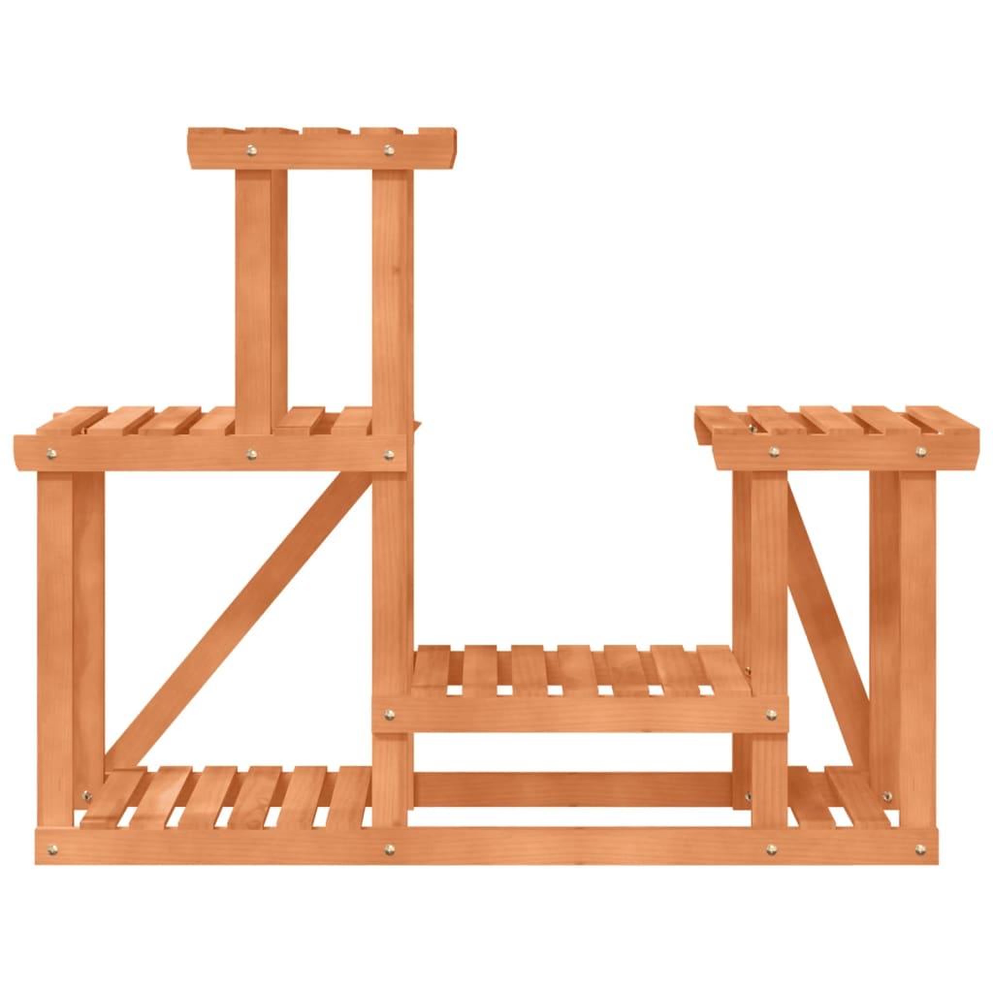 Voir la diapositive 4 : VIDAXL Support a fleurs 90x25x73,5 cm bois massif de sapin
