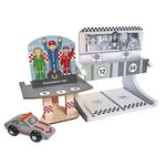 Eichhorn Eichhorn Wooden Porsche Race Set, 14 pcs.