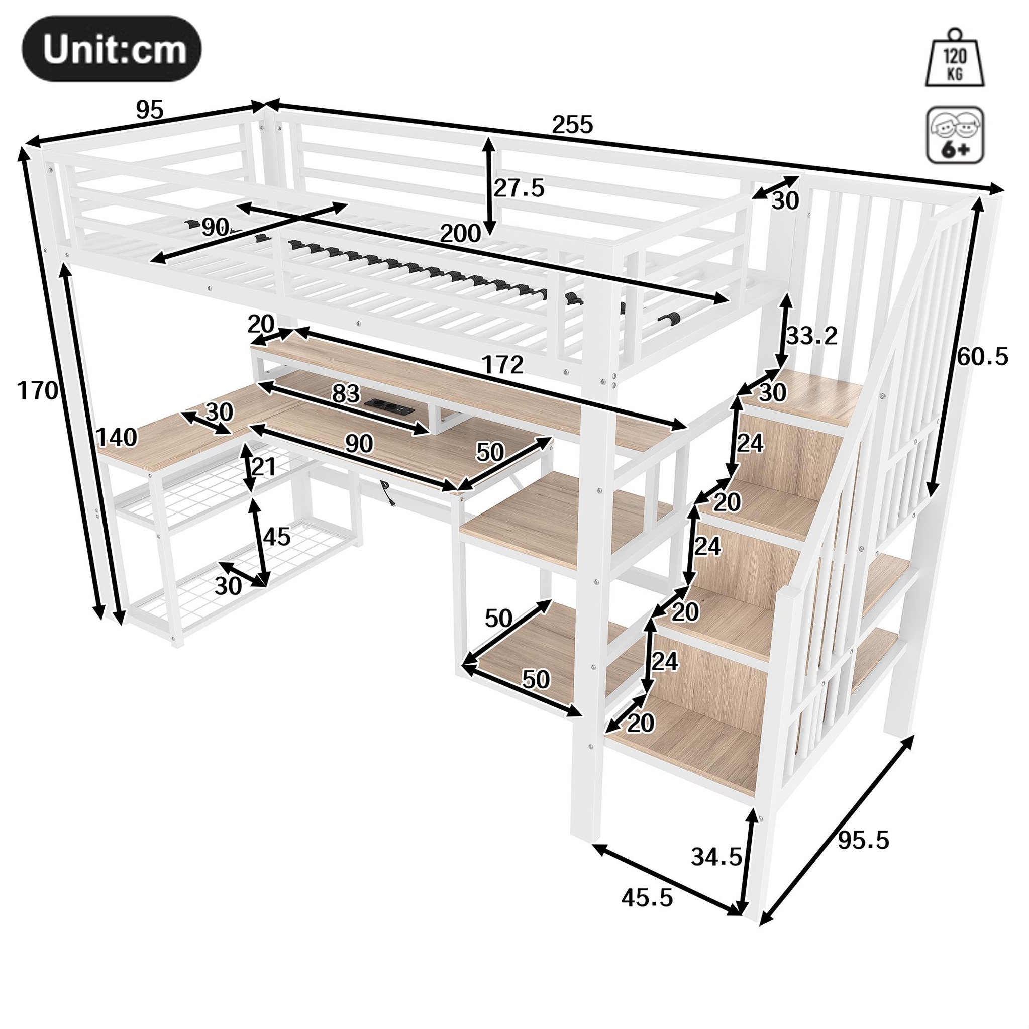 Voir la diapositive 3 : MERAX Lit mezzanine