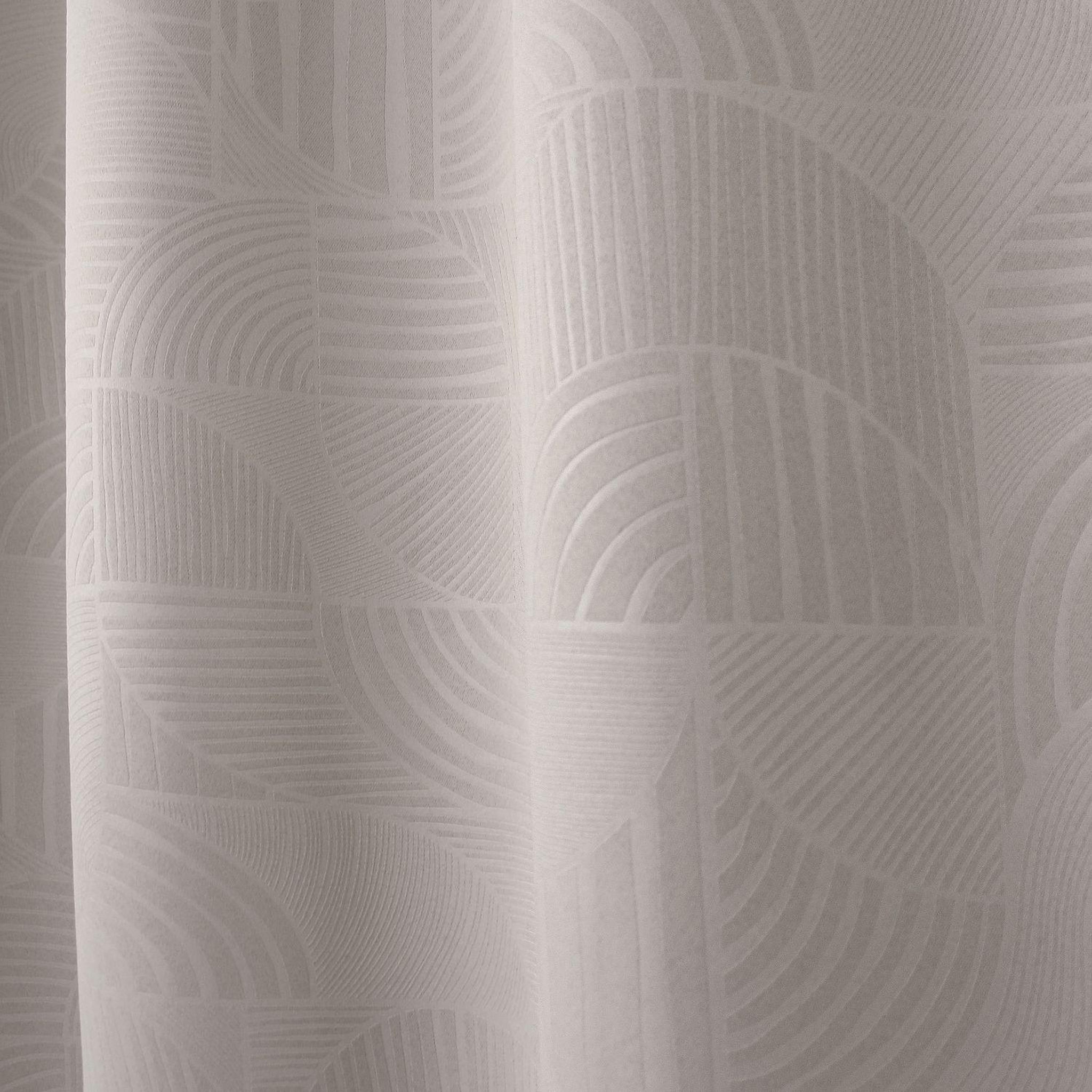 Voir la diapositive 3 : TOILINUX Rideau frappé occultant signature - 140 x 240 cm - naturel