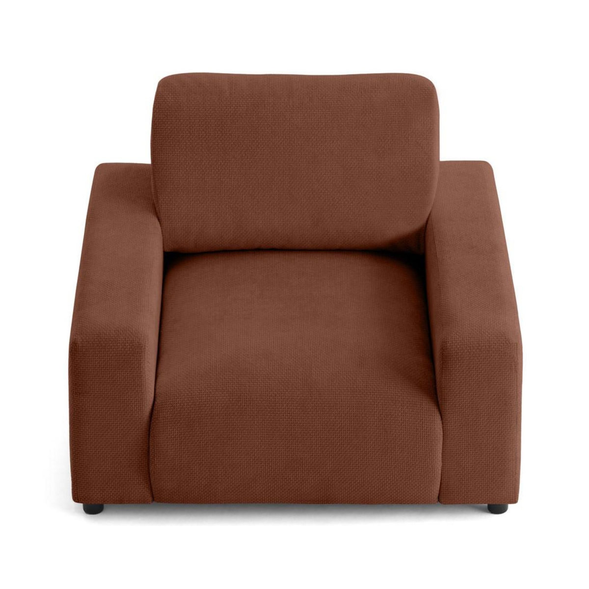 LISA DESIGN Pivoine - fauteuil en velours texturé