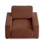 Voir la diapositive 6 : LISA DESIGN Pivoine - fauteuil en velours texturé