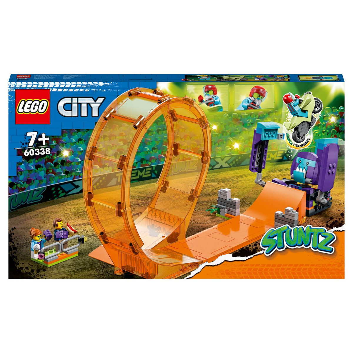 LEGO City Stuntz 60338 Le Looping du Chimpanzé Cogneur