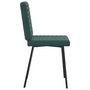 Voir la diapositive 5 : VIDAXL Chaises a manger lot de 2 Vert fonce Velours
