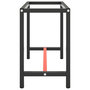 Voir la diapositive 4 : VIDAXL Cadre de banc de travail Noir et rouge mat 110x50x79 cm Metal