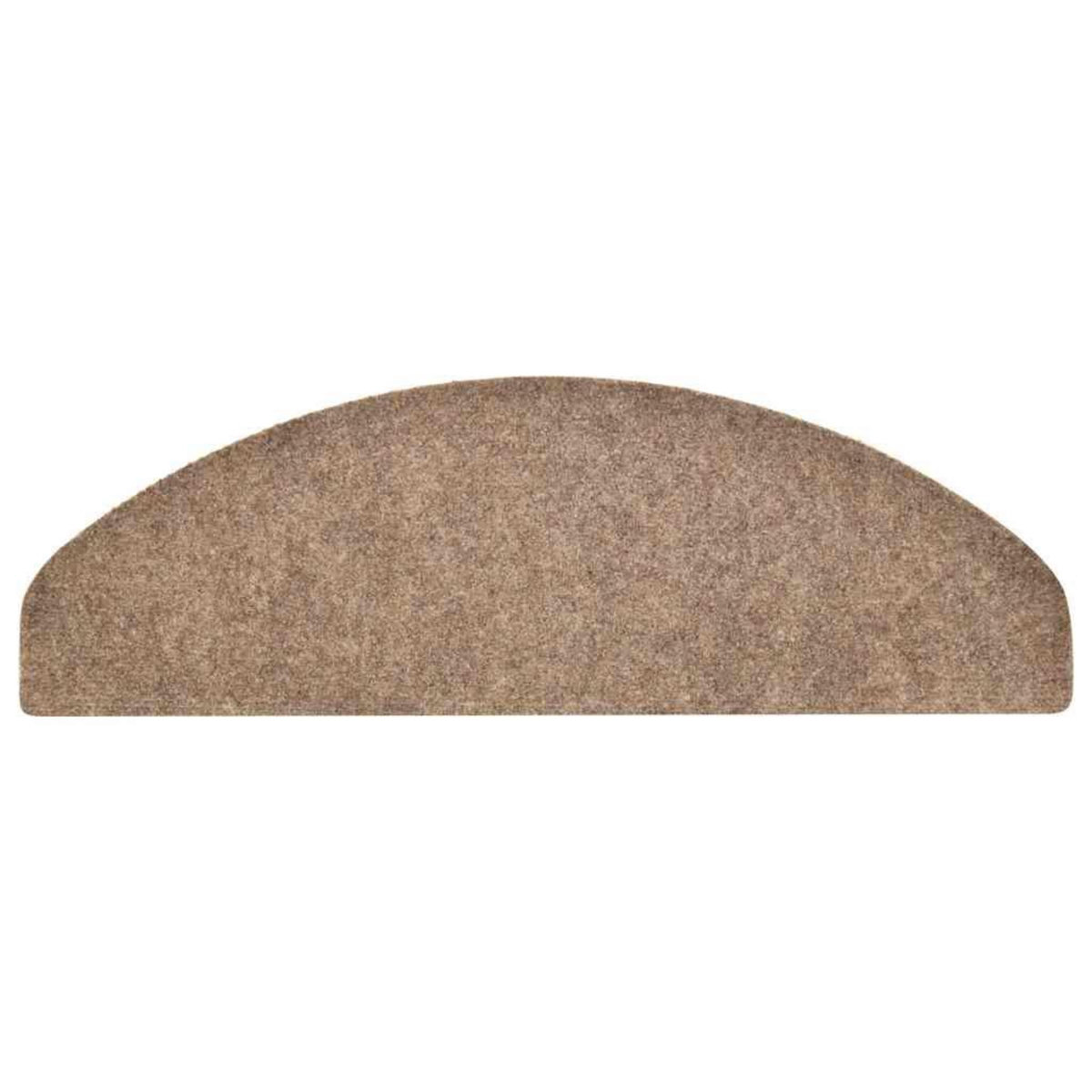 VIDAXL Tapis d'escalier autocollant 30 pcs creme 65x21x4 cm