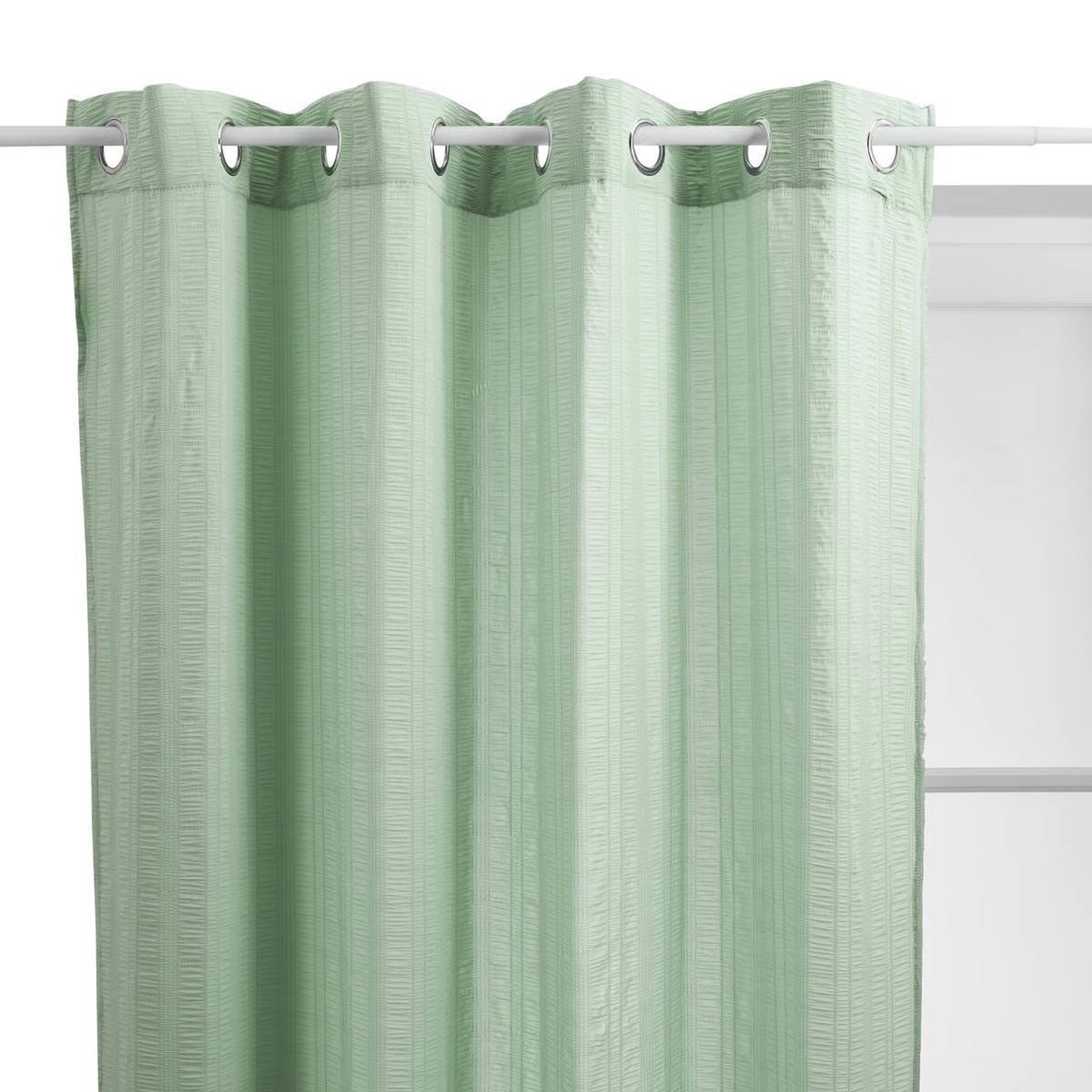 ATMOSPHERA Rideau voilage à œillets  noa  140x240cm vert céladon
