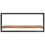 Voir la diapositive 3 : VIDAXL Etageres murales 2 pcs 80x25x35 cm Bois d'acacia et acier