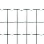 Voir la diapositive 2 : VIDAXL Cloture Euro Acier 25 x 1,7 m Vert