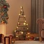 Voir la diapositive 1 : VIDAXL Arbre de Noël en metal pour decoration noir 90 cm