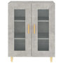 Voir la diapositive 5 : VIDAXL Buffet gris beton 69,5x34x90 cm bois d'ingenierie