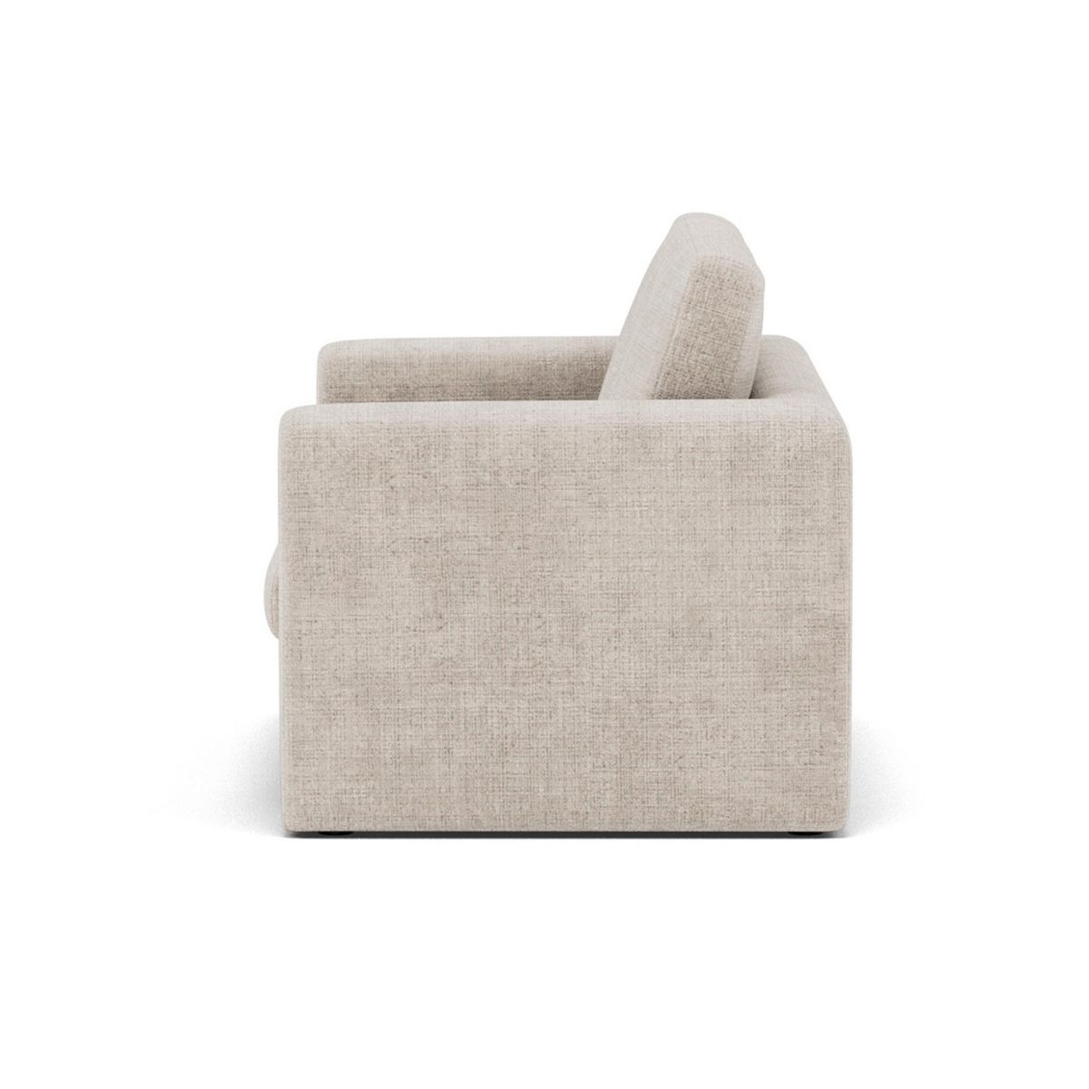 BEST MOBILIER Marilia - canapé 2 places convertible déplimousse en velours texturé