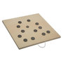 Voir la diapositive 1 : Be Toys Jeu de Palets en Bois 70x70cm Beige