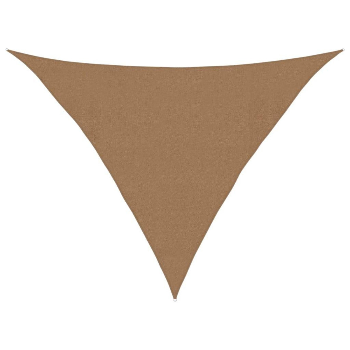 VIDAXL Voile d'ombrage 160 g/m^2 Taupe 4x4x5,8 m PEHD