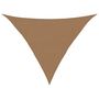 Voir la diapositive 2 : VIDAXL Voile d'ombrage 160 g/m^2 Taupe 4x4x5,8 m PEHD