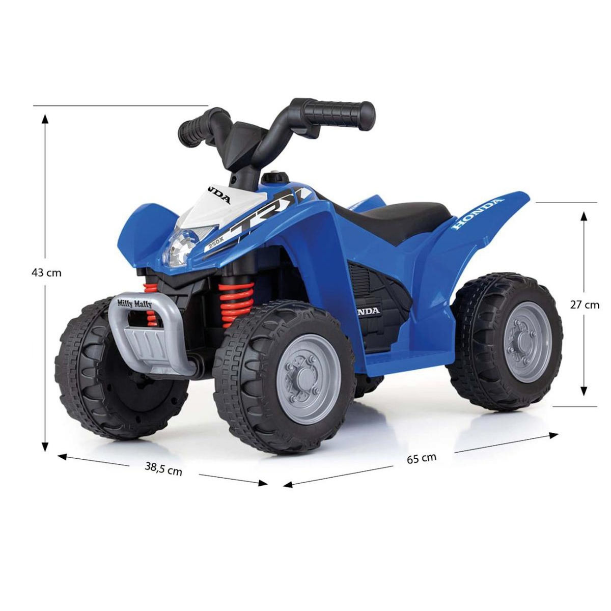 MILLY MALLY Quad electrique Honda ATV Bleu