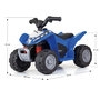 Voir la diapositive 3 : MILLY MALLY Quad electrique Honda ATV Bleu