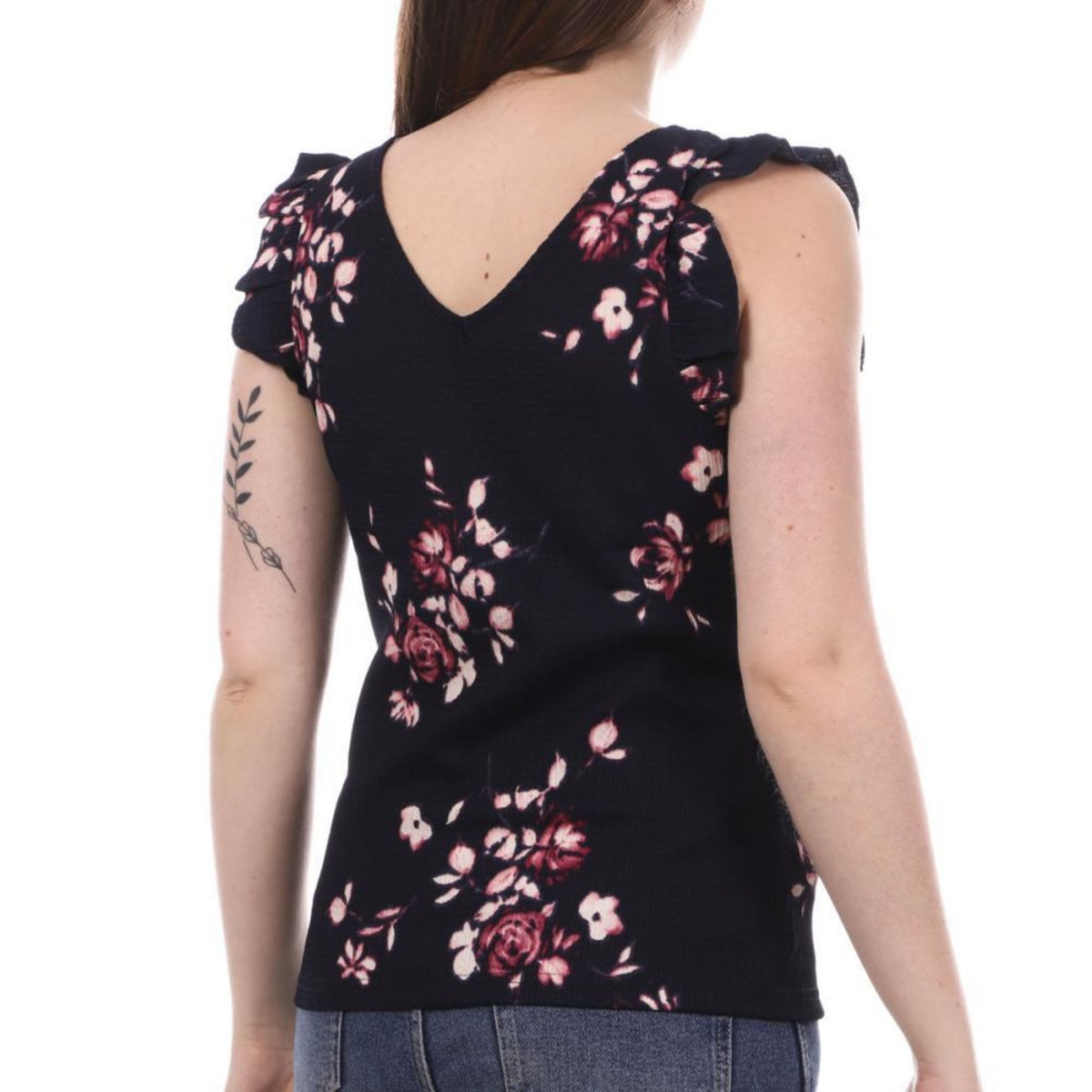 Vero Moda Top Marine/ à fleurs Femme Vero Moda Elisa