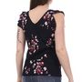 Voir la diapositive 2 : Vero Moda Top Marine/ à fleurs Femme Vero Moda Elisa