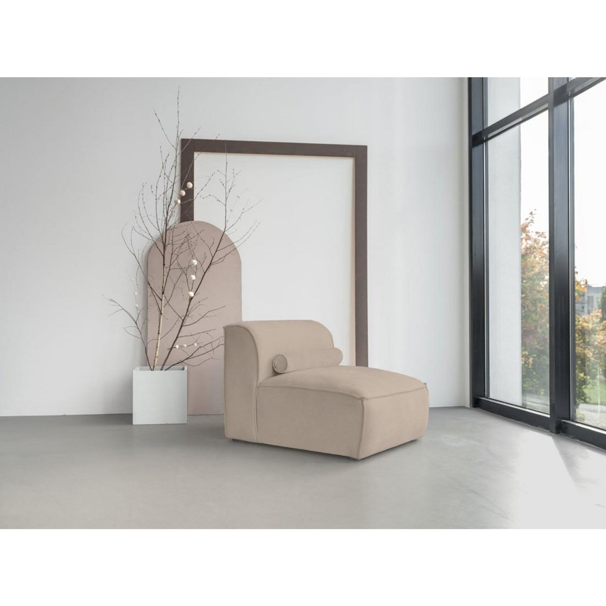 BEST MOBILIER Felix - module d'assise en tissu texturé