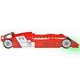 Voir la diapositive 6 : VIDAXL Lit voiture de course pour enfants avec LED 90 x 200 cm Rouge