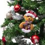 Voir la diapositive 4 : WERKAPRO Décoration d'ours à suspendre  8 x 13 cm