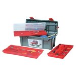 OUTIFRANCE Boite à outils avec 2 baladeurs et un organiseur