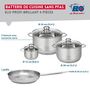 Voir la diapositive 2 : ELO Ensemble de 1 Poêle de cuisson 28 cm et 3 faitouts 12, 20 et 24 cm Elo Profi Brillant