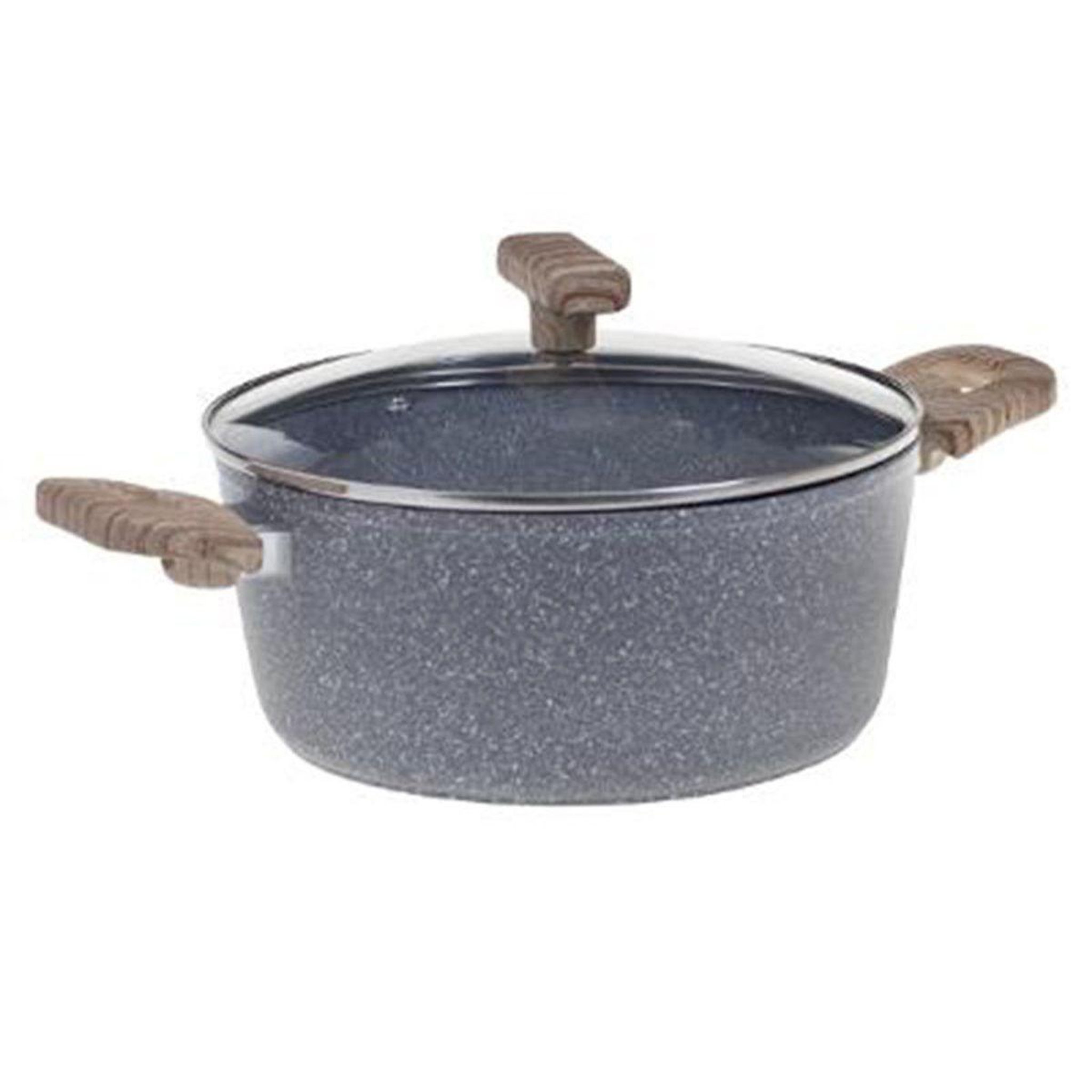 Voir la diapositive 1 : FIVE Faitout en aluminium  nature  28cm gris