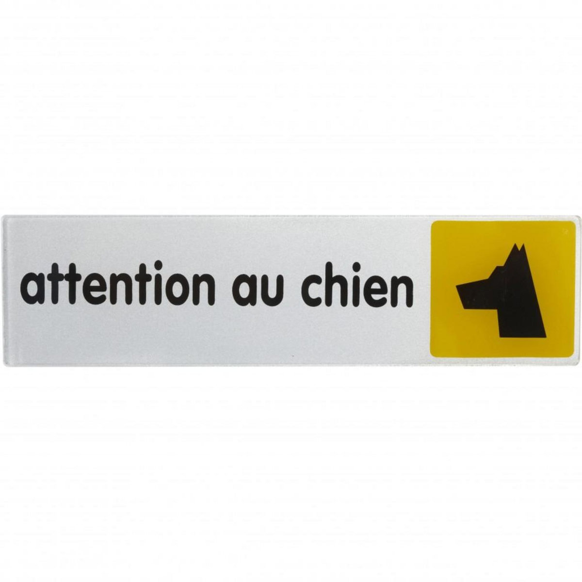 NOVAP Plaque attention au chien en plastique