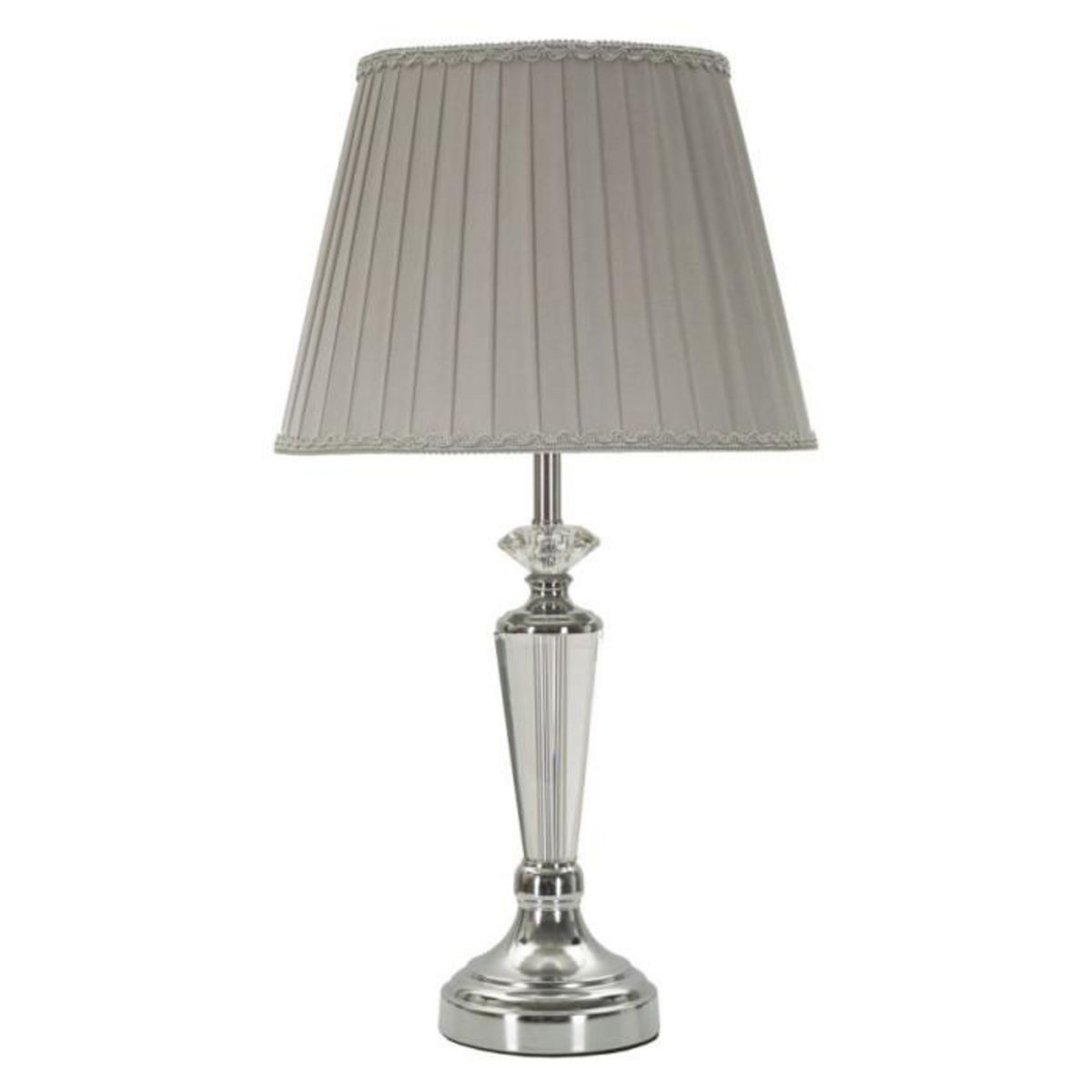 Paris Prix Lampe à Poser en Métal  Tolly  56cm Argent