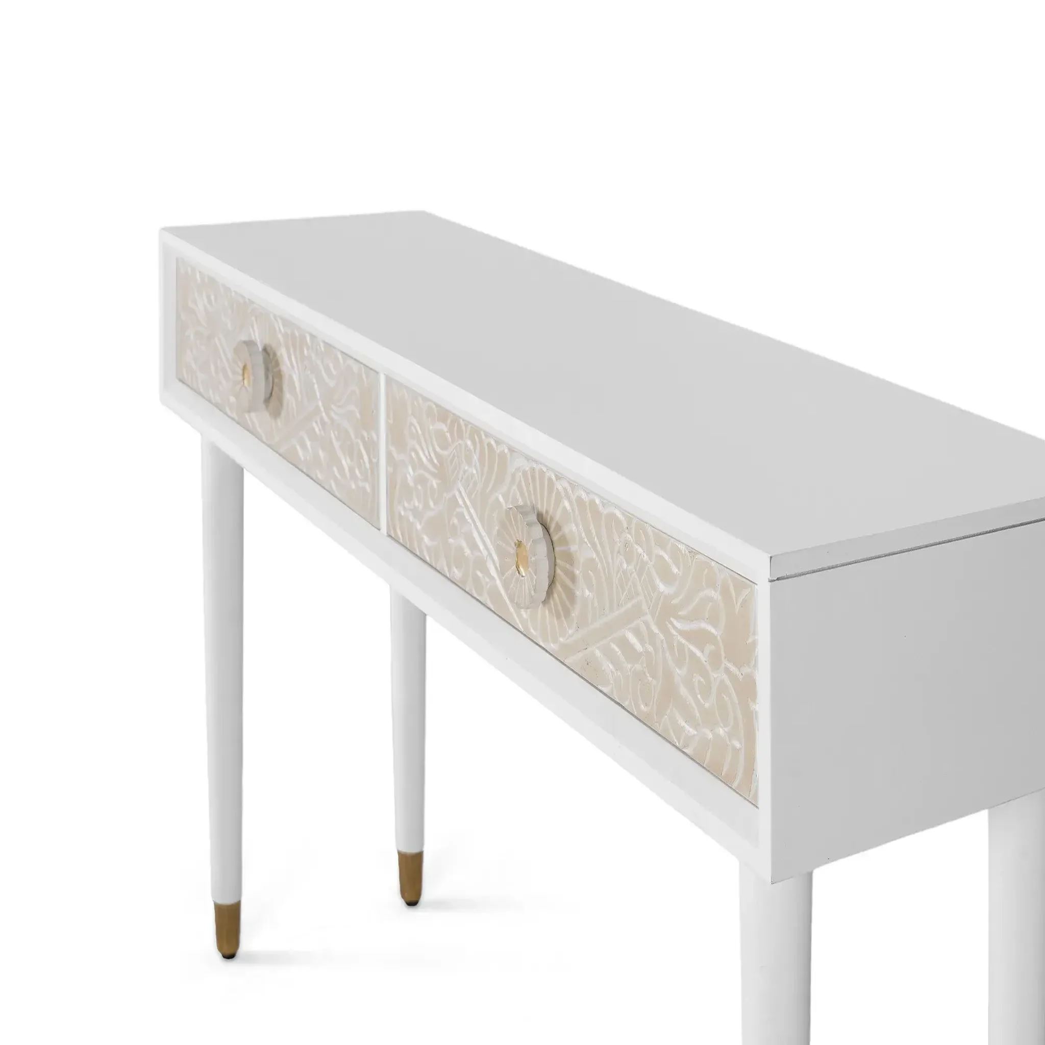 Voir la diapositive 3 : GINER Y COLOMER SL Console en bois de manguier 140 cm style méditerranéen moderne