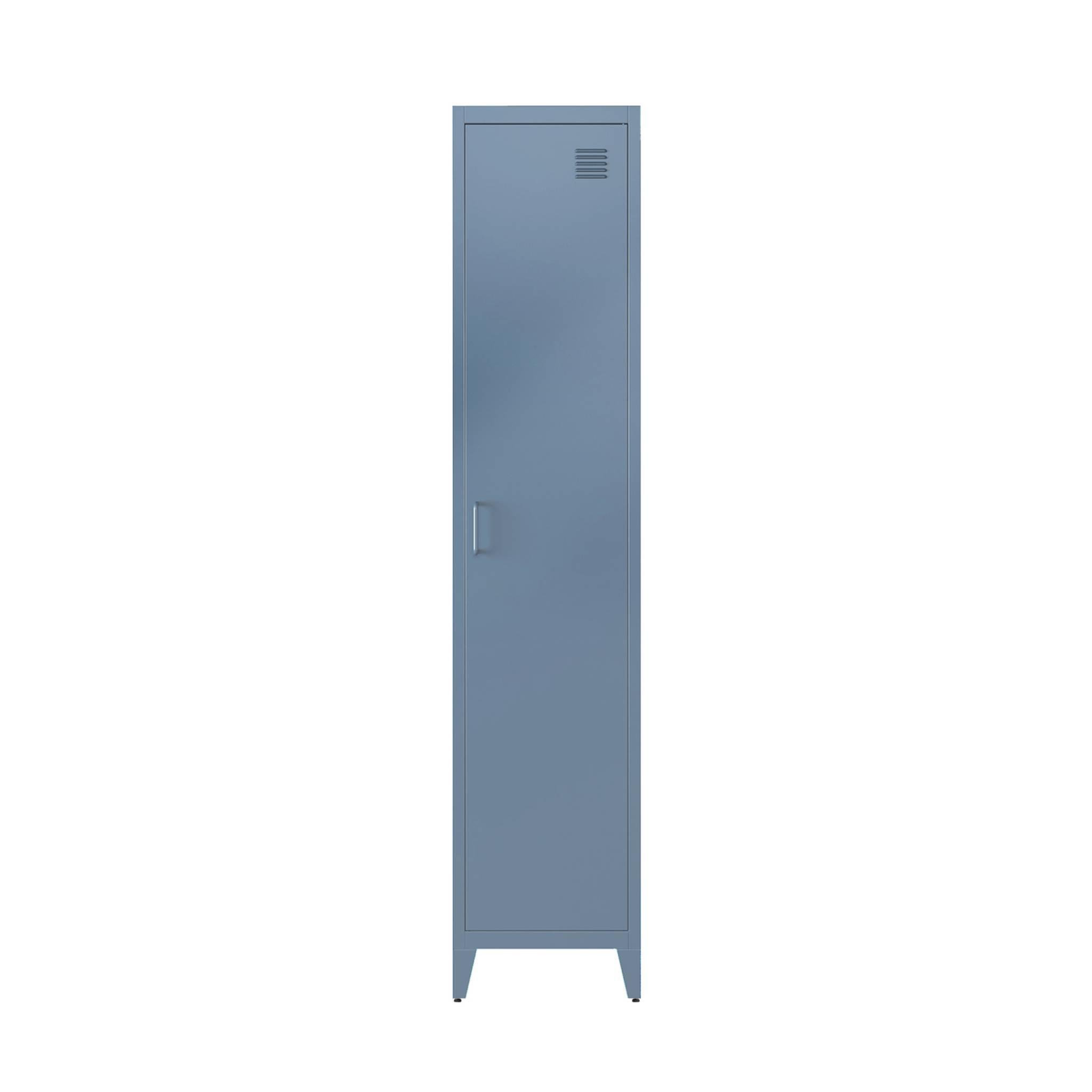 Voir la diapositive 5 : SWEEEK Armoire chambre industrielle métal, 4 espaces de rangement