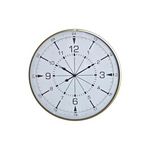 AAAAA Horloge Murale DKD Home Decor Verre Doré Métal Blanc Boussole (60 x 3 x 60 cm)