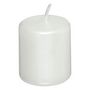 Voir la diapositive 2 : ATMOSPHERA Lot de 4 Bougies Déco  Satin  4cm Blanc