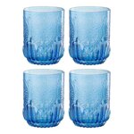 Paris Prix Lot de 4 Verres Design  Maya  32cl Bleu