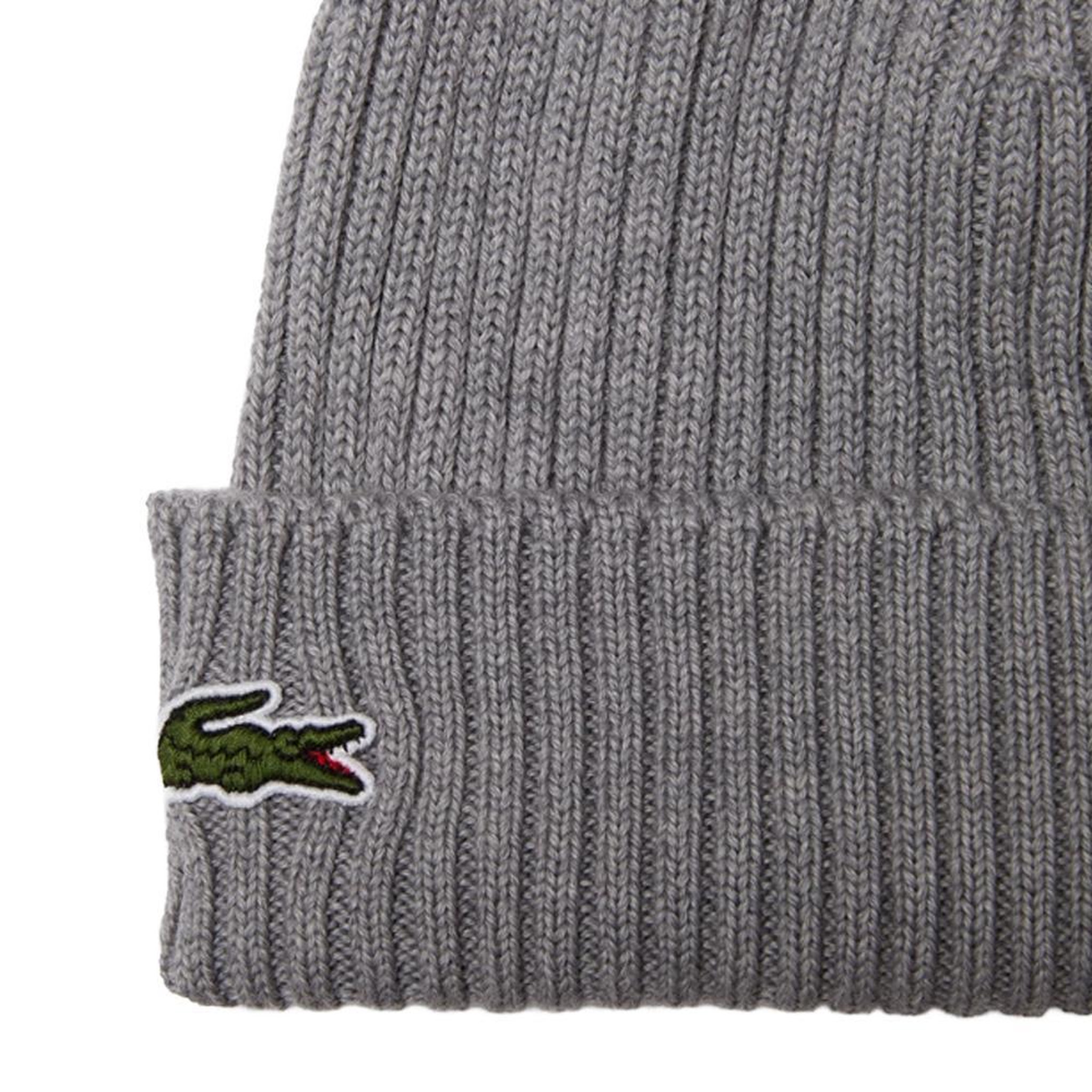 Voir la diapositive 2 : Lacoste Bonnet Gris Homme Lacoste hjm