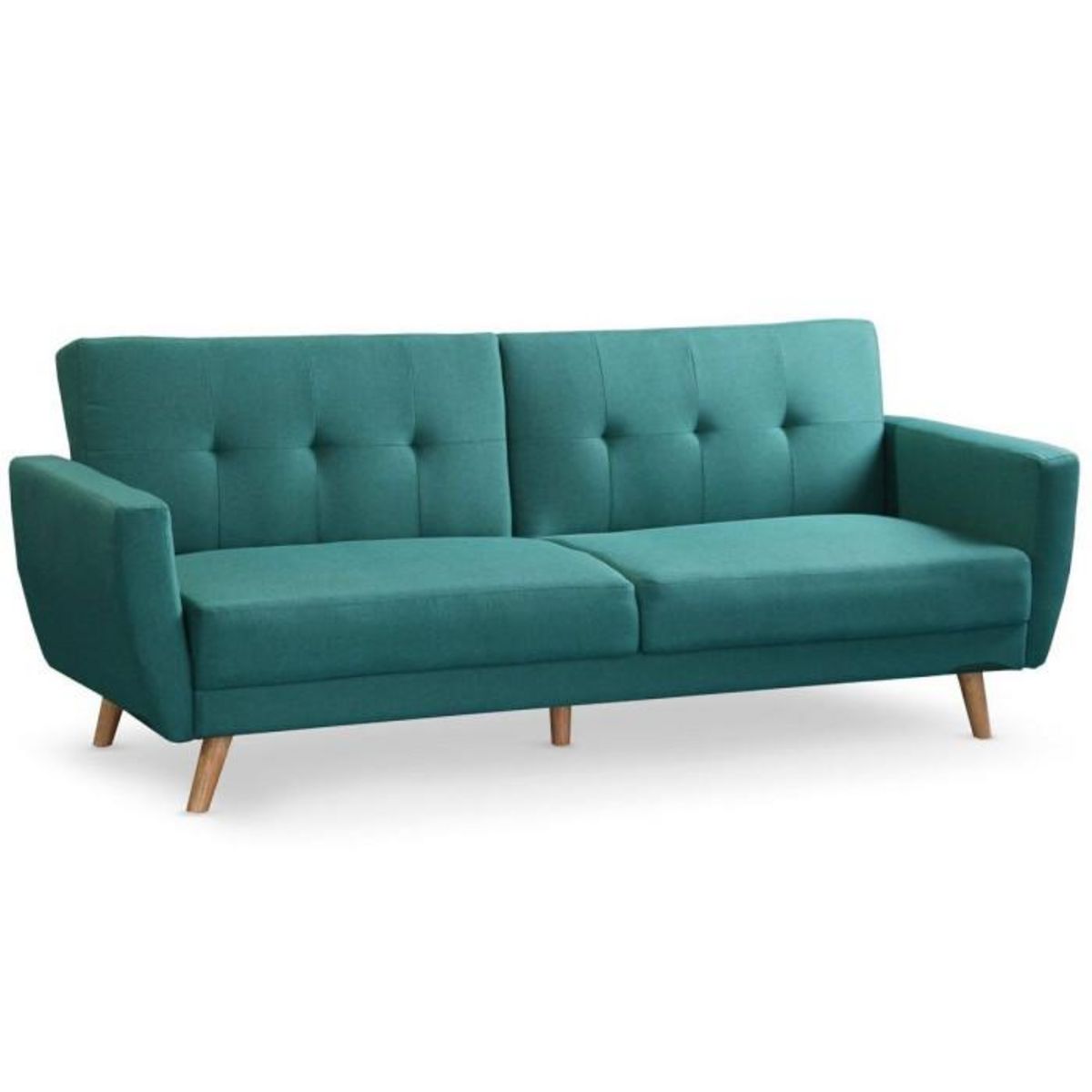Paris Prix Canapé Scandinave Convertible  Garry  220cm Bleu Vert